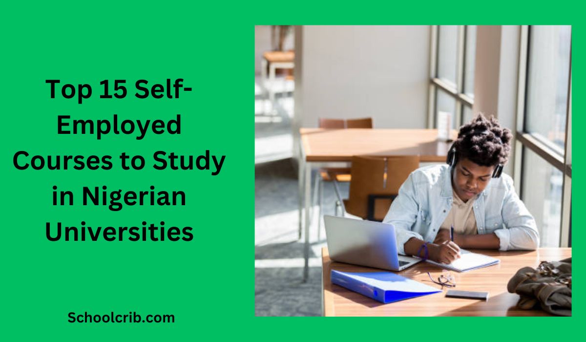 Self-Employed Courses to Study in Nigerian Universities