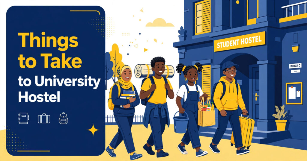 Things to take to university hostel in Nigeria